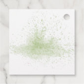 Liefde is het brouwen van Eucalytpus Tea Vrijgezel Bedankjes Labels (Achterkant)