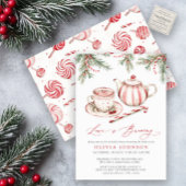 Liefde is het brouwen van feestelijke Waterverf Vr Kaart