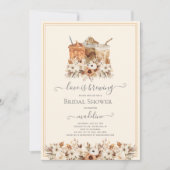 Liefde is het brouwen van Floral Iced Coffee Vrijg Kaart (Voorkant)