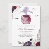 Liefde is het brouwen van Halloween Vrijgezellenfe Kaart (Voorkant)