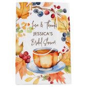 Liefde is het brouwen van herfst vrijgezellenfeest medium cadeauzakje (Voorkant)