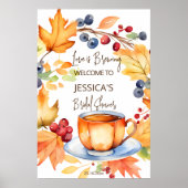 Liefde is het brouwen van herfst vrijgezellenfeest poster (Voorkant)