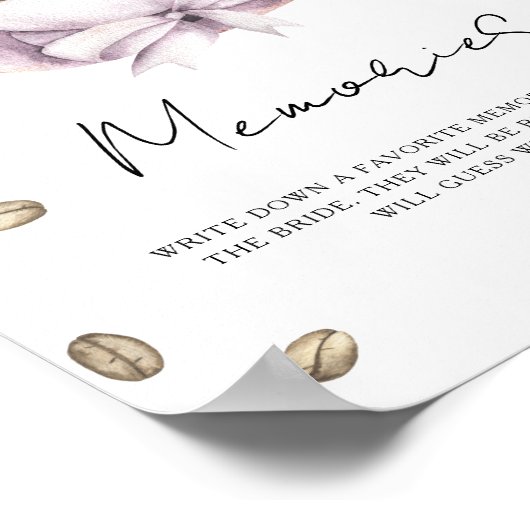 Liefde is het brouwen van herinneringen met de bru poster (Hoek)