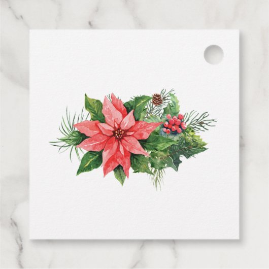 Liefde is het brouwen van kerst bruiloft douche fe bedankjes labels (Achterkant)