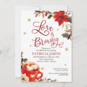 Liefde is het brouwen van kerst Vrijgezellenfeest Kaart (Voorkant)