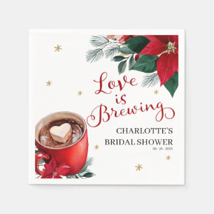 Liefde is het brouwen van kerst Vrijgezellenfeest Servet