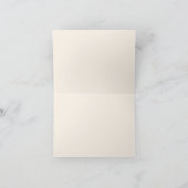 Liefde is het brouwen van koffie Bruidsmeisjeshuis Bedankkaart (Binnen)