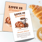 Liefde is het brouwen van koffie Frans Vrijgezelle Kaart