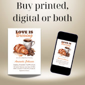 Liefde is het brouwen van koffie Frans Vrijgezelle Kaart