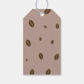 Liefde is het brouwen van koffie herfst vrijgezell cadeaulabel (Achterkant)