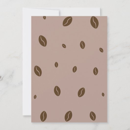 Liefde is het brouwen van koffie herfst vrijgezell kaart (Achterkant)