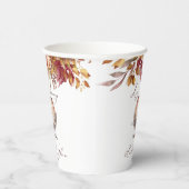 Liefde is het brouwen van koffie herfst vrijgezell papieren bekers (Rechts)