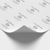 Liefde is het brouwen van koffie mok gouden hart p cadeaupapier (Hoek)