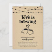 Liefde is het Brouwen van Koffie Thee Koppels / Vr Kaart (Voorkant)