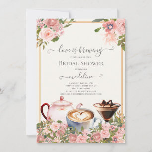 Liefde is het brouwen van koffie Thee Martini Brui Kaart