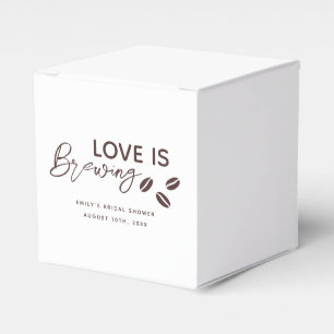 Liefde is het brouwen van koffie Theme Vrijgezelle Bedankdoosjes
