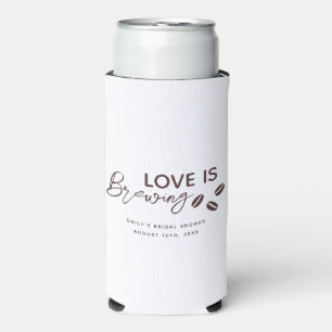 Liefde is het brouwen van koffie Theme Vrijgezelle Seltzer Blikjeskoeler