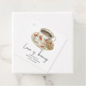 Liefde is het brouwen van koffie Vrijgezellenfeest Bedankjes Labels (In situ)