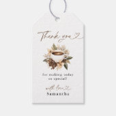 Liefde is het brouwen van koffie Vrijgezellenfeest Cadeaulabel (Voorkant)