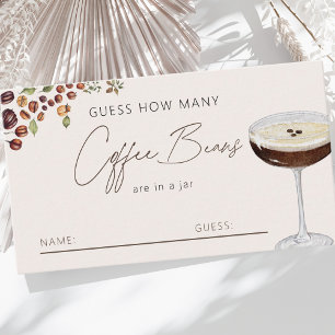 Liefde is het brouwen van koffie Vrijgezellenfeest Informatiekaartje