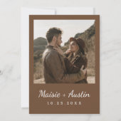 Liefde is het brouwen van koffie Vrijgezellenfeest Kaart (Achterkant)