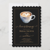 Liefde is het brouwen van koffie Vrijgezellenfeest Kaart (Voorkant)