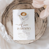 Liefde is het brouwen van koffie Vrijgezellenfeest Kaart