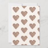 Liefde is het brouwen van koffie Vrijgezellenfeest Kaart (Achterkant)