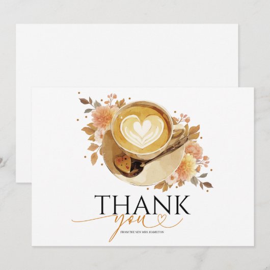 Liefde is het brouwen van koffie Vrijgezellenfeest Kaart (Voorkant / Achterkant)