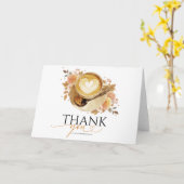 Liefde is het brouwen van koffie Vrijgezellenfeest Kaart (Gele Bloem)