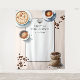 Liefde is het brouwen van koffie Vrijgezellenfeest Wandkleed