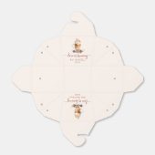 Liefde is het brouwen van koffiebonen Vrijgezellen Bedankdoosjes (Uitgevouwen)