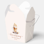 Liefde is het brouwen van koffiebonen Vrijgezellen Bedankdoosjes (Geopend)