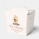 Liefde is het brouwen van koffiebonen Vrijgezellen Bedankdoosjes (Achterkant)