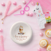 Liefde is het brouwen van koffiebonen Vrijgezellen Papieren Kommen (Feest)