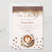 Liefde is het brouwen van koffieliefhebbers Vrijge Kaart (Voorkant)