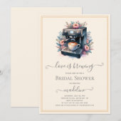 Liefde is het brouwen van koffiezetapparaat Vrijge Kaart (Voorkant / Achterkant)