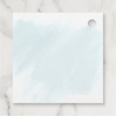 Liefde is het brouwen van kolibrie Tea Party Bedankjes Labels (Achterkant)