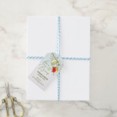 Liefde is het brouwen van kolibrie Tea Party Cadeaulabel (Met Touw)