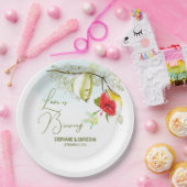 Liefde is het brouwen van kolibrie Tea Party Papieren Bordje (Feest)