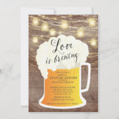 Liefde is het brouwen van koppels Douche Uitnodigi Kaart (Voorkant)