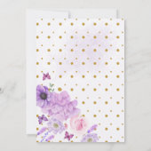 liefde is het brouwen van lila Hart Bloemen vrijge Kaart (Achterkant)