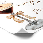 Liefde is het brouwen van Martini Advies & Wishes  Poster (Hoek)