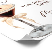 Liefde is het brouwen van Martini Advies & Wishes  Poster (Hoek)