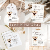 Liefde is het brouwen van Martini Advies & Wishes  Poster