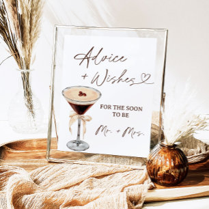 Liefde is het brouwen van Martini Advies & Wishes Poster