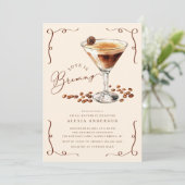 Liefde is het brouwen van Martini Vrijgezellenfees Kaart (Staand voorkant)