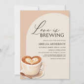 Liefde is het brouwen van Modern Arch Coffee Vrijg Kaart (Voorkant)