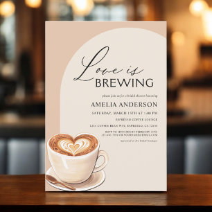 Liefde is het brouwen van Modern Arch Coffee Vrijg Kaart
