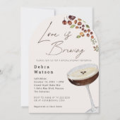 Liefde is het brouwen van Modern Arch Vrijgezellen Kaart (Voorkant)